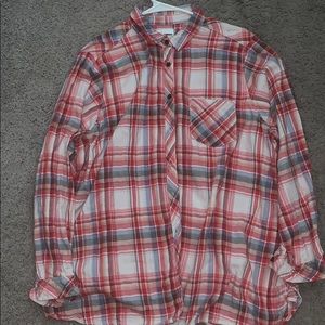 Multi colored flannel